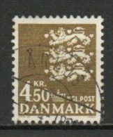 Denmark, 1972, Coat Of Arms, 4.50kr, USED - Gebruikt