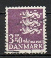 Denmark, 1972, Coat Of Arms, 3.50kr, USED - Used Stamps