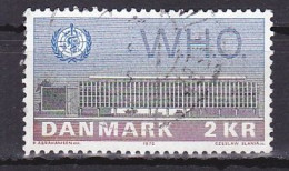 Denmark, 1972, World Health Organization/WHO, 2 Kr, USED - Gebruikt