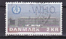 Denmark, 1972, World Health Organization/WHO, 2 Kr, USED - Gebraucht