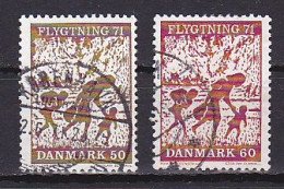 Denmark, 1971, Refugees 71 Fund, Set, USED - Usado