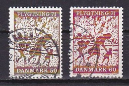 Denmark, 1971, Refugees 71 Fund, Set, USED - Used Stamps