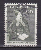 Denmark, 1971, Danish Women's Assoc. Centenary, 80ø, USED - Oblitérés