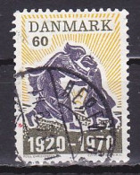 Denmark, 1970, North Schleswig's Reunion With Denmark 50th Anniv, 60ø, USED - Usati