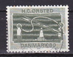 Denmark, 1970, Discovery Of Electromagnetism 150th Anniv, 80ø, USED - Oblitérés