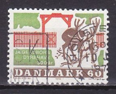 Denmark, 1970, Jaegersborg Deer Park 300th Anniv, 60ø, USED - Oblitérés