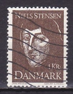 Denmark, 1969, N. Stensen's 'On Solid Bodies' 300th Anniv, 1kr, USED - Oblitérés