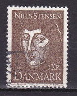 Denmark, 1969, N. Stensen's 'On Solid Bodies' 300th Anniv, 1kr, USED - Usado