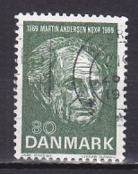 Denmark, 1969, Martin Andersen Nexø, 80ø, USED - Gebruikt