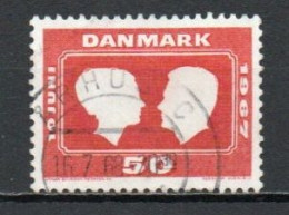 Denmark, 1967, Royal Wedding, 50ø, USED - Used Stamps