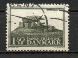 Denmark, 1966, Natural Preservation/Dolmen Grave Jutland, 1.50kr, USED - Oblitérés