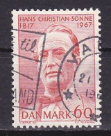 Denmark, 1967, Hans Christian Sonne, 60ø, USED - Gebruikt