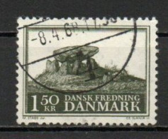 Denmark, 1966, Natural Preservation/Dolmen Grave Jutland, 1.50kr, USED - Oblitérés