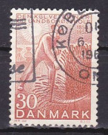 Denmark, 1958, Veterinary & Agricultural Collage Centenary, 30ø, USED - Usado