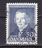 Denmark, 1951. Hans Christian Ørsted, 50ø, USED - Oblitérés