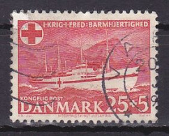 Denmark, 1951, Red Cross, 25ø + 5ø, USED - Gebraucht