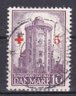 Denmark, 1944, Red Cross Surcharge, 10ø + 5ø, USED - Oblitérés