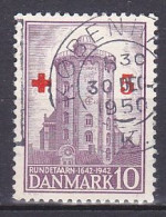 Denmark, 1944, Red Cross Surcharge, 10ø + 5ø, USED - Oblitérés