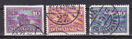 Denmark, 1941, Vitus Bering, Set, USED - Gebraucht