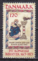 Denmark, 1973, Royal Library 300th Anniv, 120ø, MH - Unused Stamps