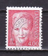 Denmark, 2000, Queen Margrethe II, 4.00kr, USED - Usado