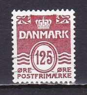 Denmark, 1990, Numeral & Wave Lines, 125ø, USED - Gebraucht