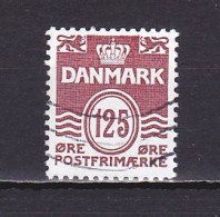 Denmark, 1990, Numeral & Wave Lines, 125ø, USED - Oblitérés