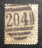 GB60 Victoria 4 P Gris Brun YT 64 Planche 18 Couronne Oblitéré - Used Stamps