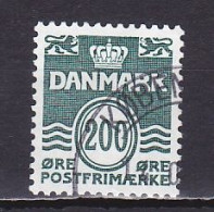 Denmark, 1983, Numeral & Wave Lines, 200ø, USED - Oblitérés