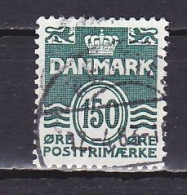 Denmark, 1982, Numeral & Wave Lines, 150ø, USED - Oblitérés