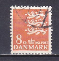 Denmark, 1979, Coat Of Arms, 8.00kr, USED - Used Stamps