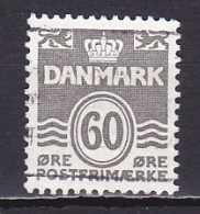 Denmark, 1978, Numeral & Wave Lines, 60ø, USED - Usado