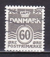 Denmark, 1978, Numeral & Wave Lines, 60ø, USED - Oblitérés