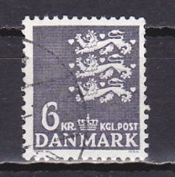 Denmark, 1976, Coat Of Arms, 6kr, USED - Usati