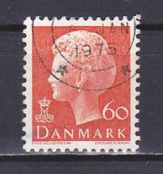 Denmark, 1974, Queen Margrethe II, 60ø/Orange, USED - Usado