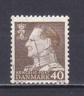 Denmark, 1965, King Frederik IX, 40ø/Fluorescent, USED - Usado