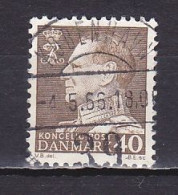 Denmark, 1965, King Frederik IX, 40ø, USED - Oblitérés