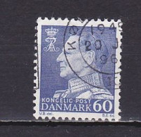 Denmark, 1961, King Frederik IX, 60ø, USED - Used Stamps