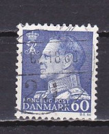 Denmark, 1961, King Frederik IX, 60ø, USED - Used Stamps