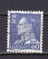 Denmark, 1961, King Frederik IX, 60ø, USED - Gebruikt