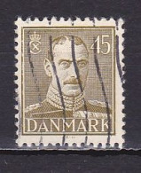 Denmark, 1946, King Christian X, 45ø, USED - Oblitérés