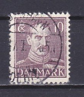 Denmark, 1945, King Christian X, 10ø/Bright Violet, USED - Oblitérés