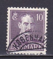 Denmark, 1942, King Christian X/Violet, 10ø, USED - Used Stamps