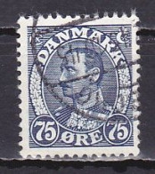 Denmark, 1941, King Christian X, 75ø, USED - Gebraucht