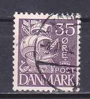 Denmark, 1933, Caraval/Hatched Background, 35ø, USED - Used Stamps