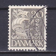 Denmark, 1933, Caraval/Hatched Background, 20ø, USED - Gebruikt