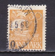 Denmark, 1927, Caravel/Solid Background, 30ø, USED - Usado