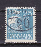 Denmark, 1927, Caravel/Solid Background, 25ø, USED - Usati