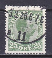 Denmark, 1925, King Christian X, 25ø, USED - Used Stamps