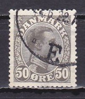 Denmark, 1921, King Christian X, 50ø, USED - Used Stamps